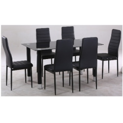 Ensemble table + chaises SHARON