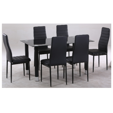 Ensemble table + chaises SHARON